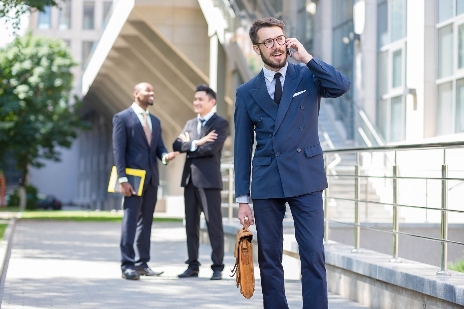 Man in black office dress with tie and pent coat, The Role of National Diplomats in International Relations