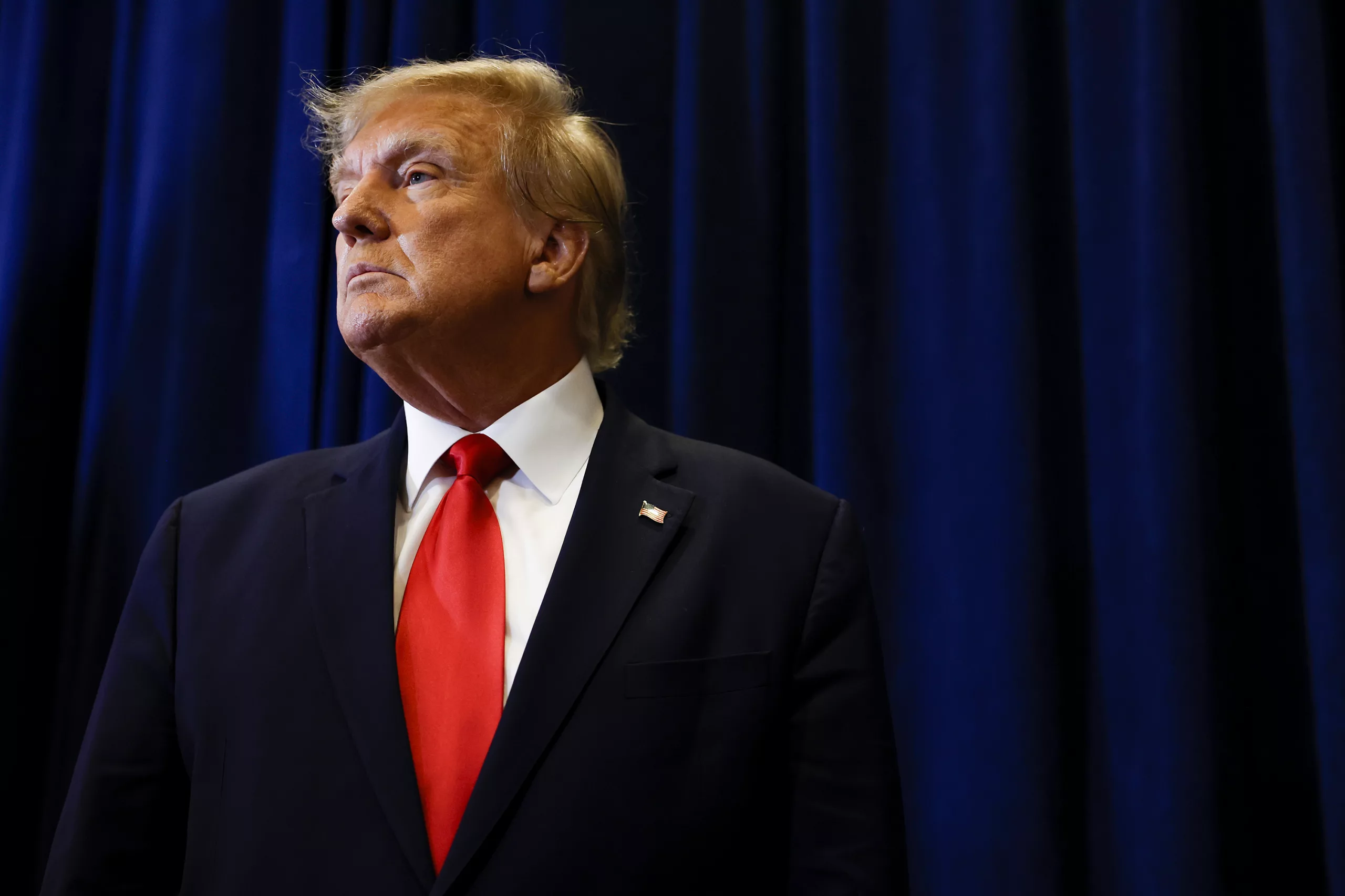 Trump Transforms Court Appearance into Election Campaign Rally