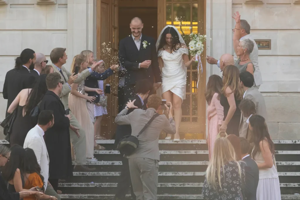 The British Pop star Charli XCX's Wedding Look Went Viral